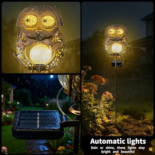 SRNPMIU Solar Lights Outdoor Decor, Solar Dog Yard Decorations Outdoor - Image 4