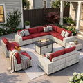 Outdoor Patio Furniture Set PE Wicker Rattan Outdoor Sectional Sofa by MuphyersPatioFurniture
