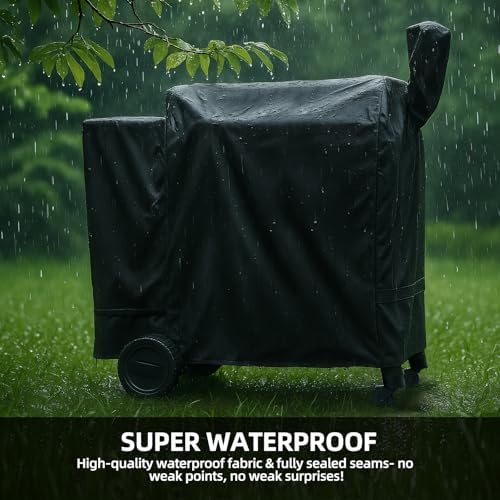 Pellet Grill Cover for Traeger Pro 34 & 780 Smoker, Waterproof, Cover Only - Image 3