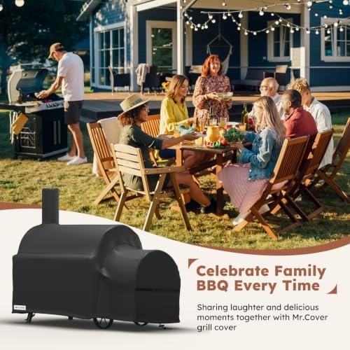 MR. COVER Grill Cover for Oklahoma Joe's Highland Smoker,600D Heavy Duty - Image 6