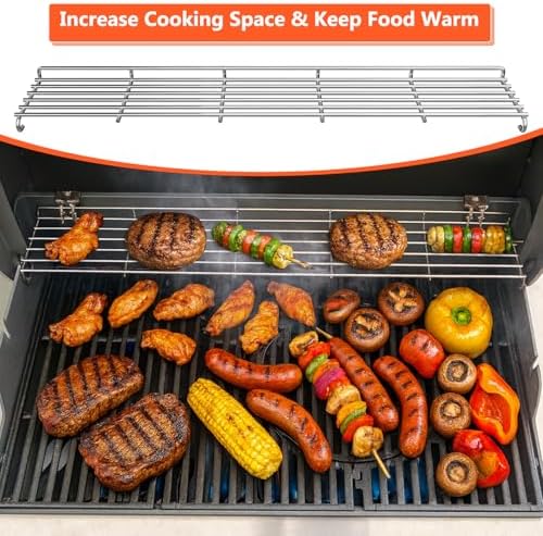 QuliMetal Grill Warming Rack for Weber GS4 Genesis II 400 Series Grills - Image 3