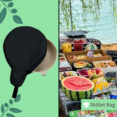 600D Oxford Cloth Cast Iron Skillet Bag, 15 inch - Image 5