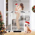 Rgqphantom 41" Tall Safety Pet Gate,Adjustable 29.92"-49.21" Wide(White) by RGQPHANTOM