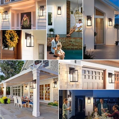 MAXvolador Outdoor Wall Light Fixtures, Exterior Waterproof Wall Lanterns - Image 7