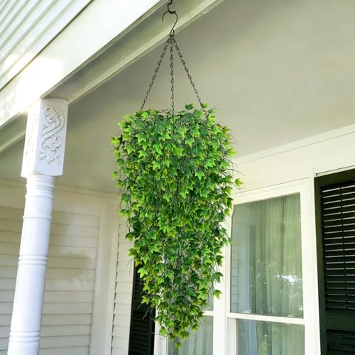 Waipfaru Artificial Hanging Ivy for Outdoors, 4pcs Faux Vines Greenery - Image 5