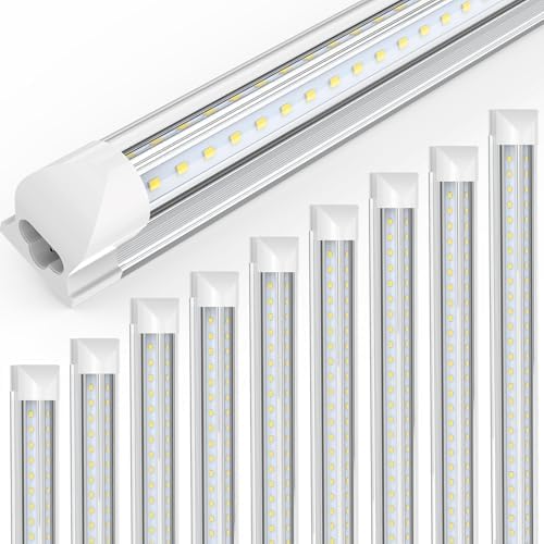 JESLED 8FT LED Shop Light 100W 15000LM ETL 10 Pack by JESLED