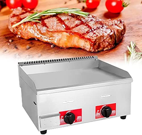 Commercial Gas Griddle,Restaurant Burger Grill,Outdoor Gas Griddle,for Parties and Camping,718a by Unknown