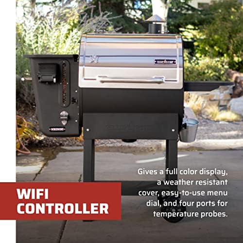 24 in. WIFI Woodwind Pellet Grill & Smoker - WIFI & Bluetooth Connectivity - Image 3