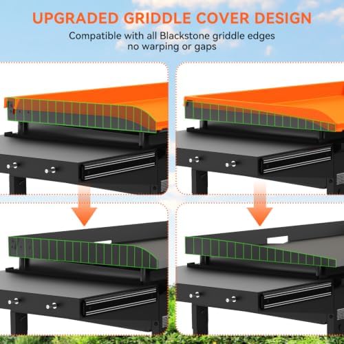 28 inch Silicone Griddle Cover for Blackstone - Silicone Griddle Mat - Image 5