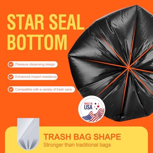 Delxo 30-33 Gallon Trash Bags, 1000 Count Bulk Value Large Garbage Bags - Image 4