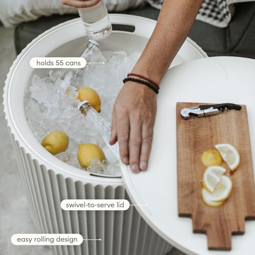 Veradek Cooler Side Table - Outdoor Cooler Table and Ice Chest - Image 6