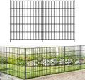 Metal Garden Fence 33.3 in x 23.3ft, Outdoor Dog Fence with Stakes for Yard by FOREHOGARGARDEN%EF%BC%86HOME