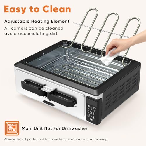 Electric Griddle, 17 Inch Indoor Grill with Non-Stick Coating - Image 6