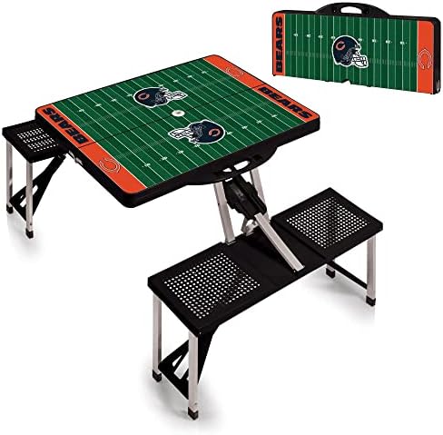 Picnic TIME NFL Football Field Folding Picnic Table, Camping Table, Outdoor Table with Umbrella Hole - Image 4