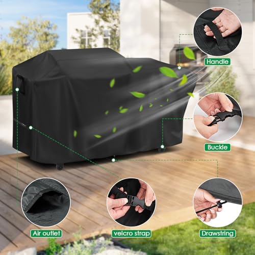 Grill Cover for Blackstone 22" XL Griddle Pellet Grill Combo - Image 4