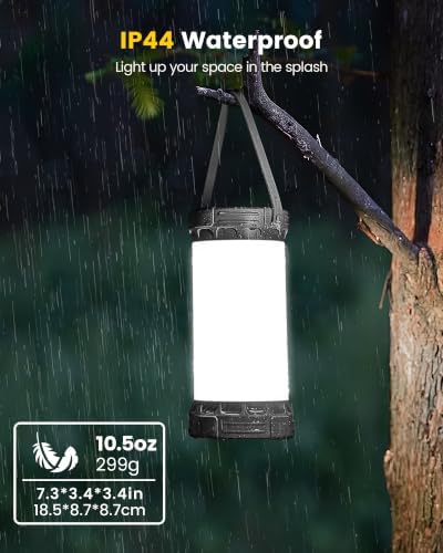 Glocusent LED Rechargeable Camping Lantern, Camping Light with 5000mAh - Image 5