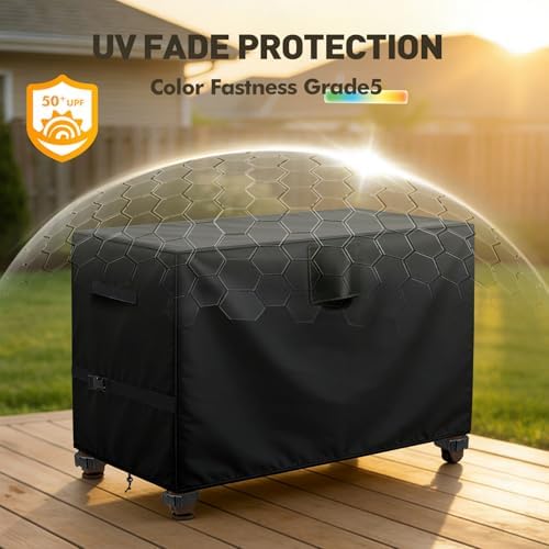 Outdoor Prep Table Cover 48 x 30 x 35in, Compatible with Grill Cart - Image 4