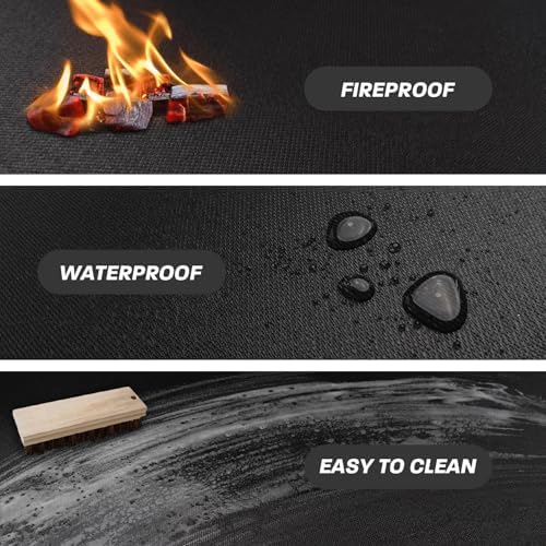 48" Fire Pit Mat for Solo Stove Yukon - Round Under Grill Mat - Image 4