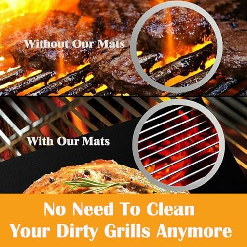 Dailyart Grill Mats for Outdoor Grill Non-Stick Set of 10 - Image 3