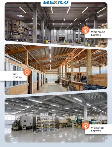Bright Led Shop Lights 4FT| Hanging Or Surface Mount| 60W 9000LM 5000K - Image 5