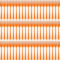 60 Pcs Orange Disposable Plastic Forks Cutlery Heavy Duty Dinnerware Plastic Silverware Flatware for Home Office School Party Picnics Restaurant Outdoor Events or Every Day Use (Orange) by Unknown
