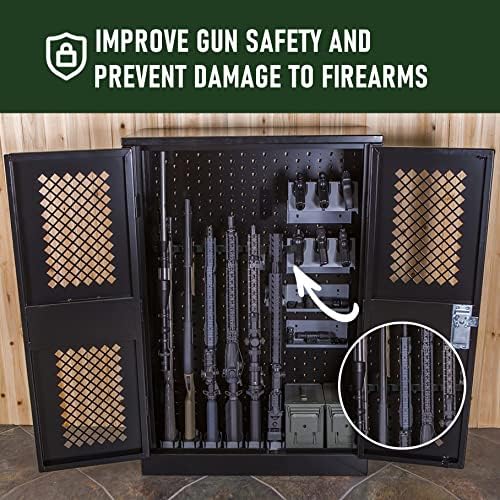 Adoreal Magnetic Rifle Rack, Durable Rubber Gun Rack for Gun Storage, Magnetic Gun Holder in Gun Cabinet, Shotgun Rifle Barrel Rest Gun Safe Organizer Indoor Gun Racks - Image 4