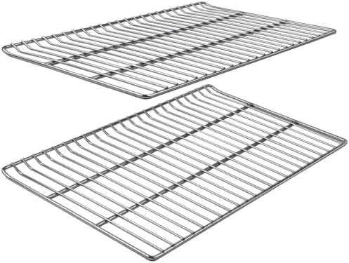 Cooking Grate Replacement Parts for Masterbuilt 40 Inch Electric Smoker, 19.69" x 12.28" Grill Grids, Smoker Grates for Masterbuilt MB20070115, MB20072918, MB20074719, MB20072916, 2 Pack by COMVIEE