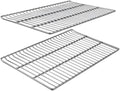 Cooking Grate Replacement Parts for Masterbuilt 40 Inch Electric Smoker, 19.69" x 12.28" Grill Grids, Smoker Grates for Masterbuilt MB20070115, MB20072918, MB20074719, MB20072916, 2 Pack by COMVIEE