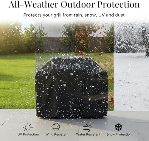 iBirdie Outdoor Grills Cover 45 x 24 x 46 inch, Waterproof, 600D Heavy Duty - Image 6