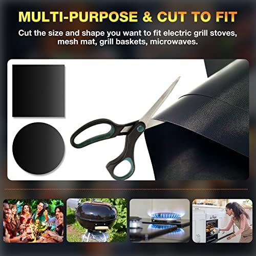 Grill Mats for Outdoor Grill, Non Stick BBQ Grill Mat Set of 3 - Image 6