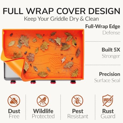 Silicone Griddle Mat for Blackstone 28 Inch, Full-Edge Protective Cover - Image 3
