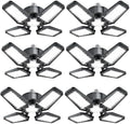 Garage Lights 6 Pack 120W, 12000LM LED Garage Lights with 4+1 Deformable Panels 6500K Screw in LED Shop Lighting for Workshop, Basement Support E26/E27 by TOPAUBUB