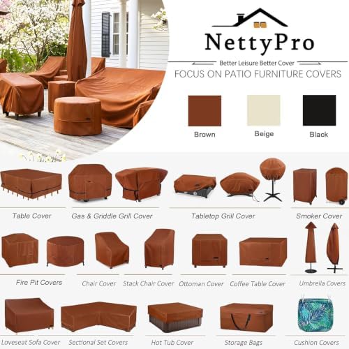 NetttyPro Electric Smoker Cover 30 inch for Outside, 19" W x 18" D x 33" H - Image 7