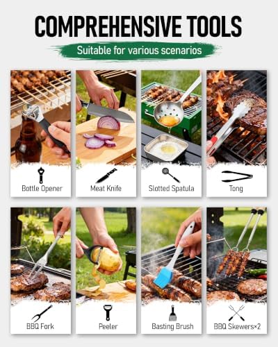FANGSUN Camping Cooking Set, Portable Camping Utensil Set - Image 5