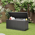 KAMABOKO Outdoor Storage Box, 82 Gallon Deck Box Outdoor Waterproof Patio by KAMABOKO
