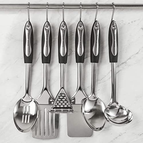 Home Hero Stainless Steel Kitchen Utensils Set - Heat-Resistant Silicone & Nonstick Tools - Durable Stainless Steel Kitchen Gadgets - Complete Kit Measuring Cups & Spoons - 41-Piece Set - Image 7