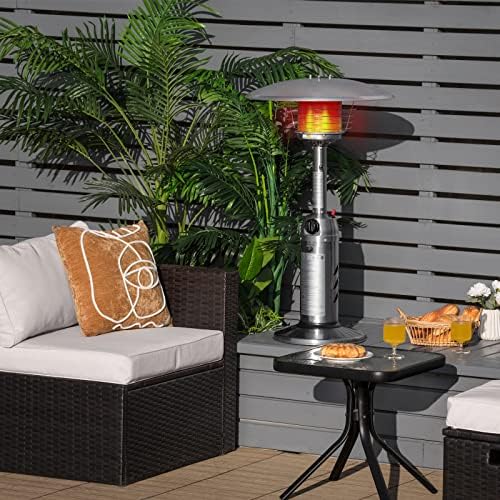 Tangkula Tabletop Propane Patio Heater with Adjustable Flame, 11,000 BTU - Image 2