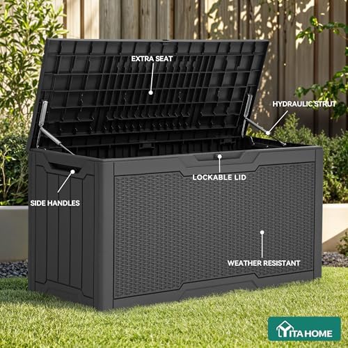 YITAHOME 80 Gallon Outdoor Storage Box - Image 3