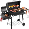 Charcoal Grill with Offset Smoker, 744.5 Sq. In. Outdoor BBQ Grill by RYHOFOUD