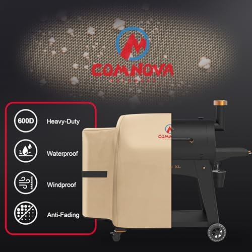 Comnova Grill Cover for Pit Boss Austin XL - 600D Wood Pellet Smoker Cover for Pitboss 1000 Series, Premium Pellet Cover for Pit Boss Austin XL 1000, Rancher XL 1000, 1150, 1100 Pro, and Z Grill 1000 - Image 3
