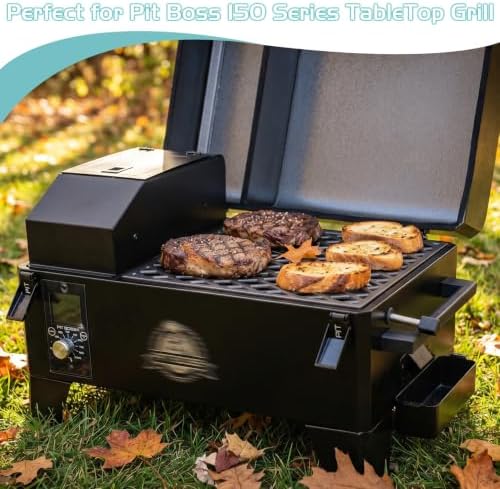 Grill Grates for Pit Boss 150 Series Smoker Parts Cast Iron Cooking Grid PB150 PB150PPG 150PPS PB150PPGS Smoking Rack Portable Tabletop Wood Pellet Replacement BBQ Accessory - Image 5
