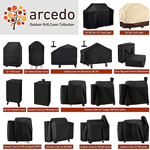 Arcedo Outdoo BBQ Grill Cover 50 Inch Compatible with Weber Gas Grill - Image 7