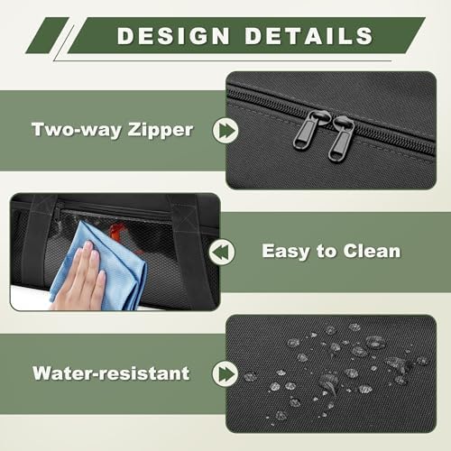 HODRANT Grill Tool Storage Bag with Pockets for Barbecue Tool up to 22" - Image 3