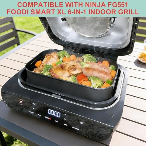Nonstick Foodi Combo Crisper Basket for Ninja FG551 Foodi Indoor Grill - Image 6