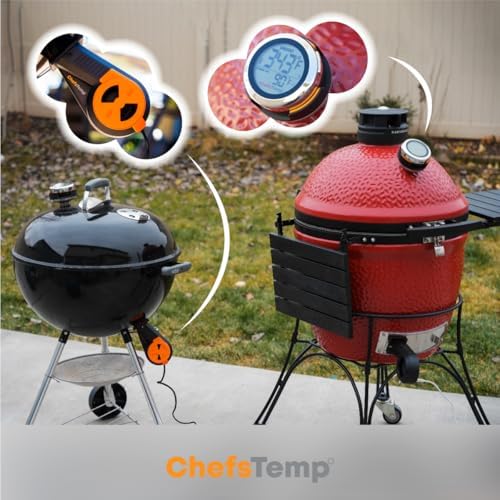 ProTemp S1 Patented Smart Grill Gauge Thermometer Hub Wi-Fi and Bluetooth for Weber Kamado Joe Grill Smoker Offset Replacement Accessories，Breezo Fan (Universal Version 0.3"Dia not for Big Green Egg) - Image 2