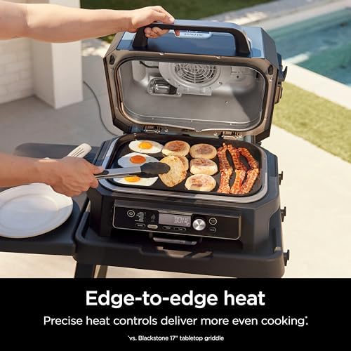 Ninja Woodfire XL Griddle Plate for OG800/OG900, Ceramic, NonStick, Black - Image 3