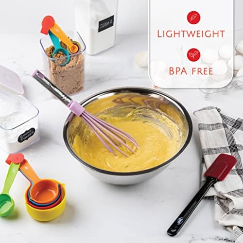 Kitchen Utensils Set, Cooking Utensil Set Kitchen Gadgets, Pots and Pans set Nonstick and Heat Resistant, 24 Pcs Nylon and Stainless Steel, Spatula Set, Apartment Essentials Kitchen Cookware Sets - Image 6