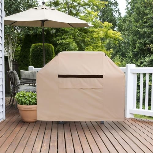 Outdoor BBQ Grill Cover 53" W x 25" D x 43" H - Rip-Proof Waterproof Windproof UV Resistant, Durable & Stylish, Heavy Duty Grill Cover for Patio - Image 5