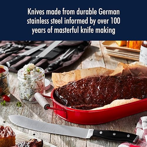 Henckels Forged Accent 9 pc Carving Set, BBQ Knife Set, German Engineered - Image 3