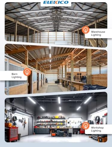1.5FT LED Shop Lights, 35W 3500LM 5000K Ultra-Bright Linkable Shop Light - Image 7